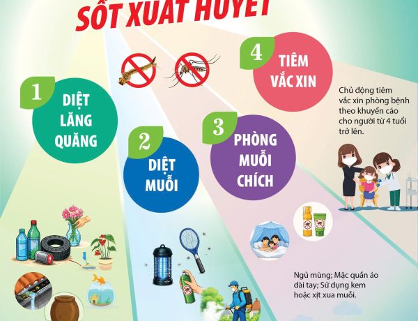 4 HÀNH ĐỘNG ĐẨY LÙI SỐT XUẤT HUYẾT